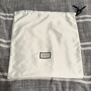 Gucci White large square DustBag